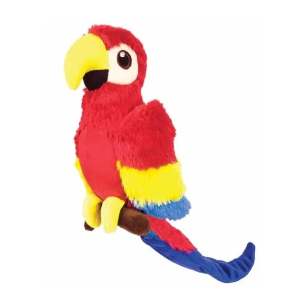 SOLDES TOUT À Peluche Perroquet – Fait Main – Sifflet Intégré 1