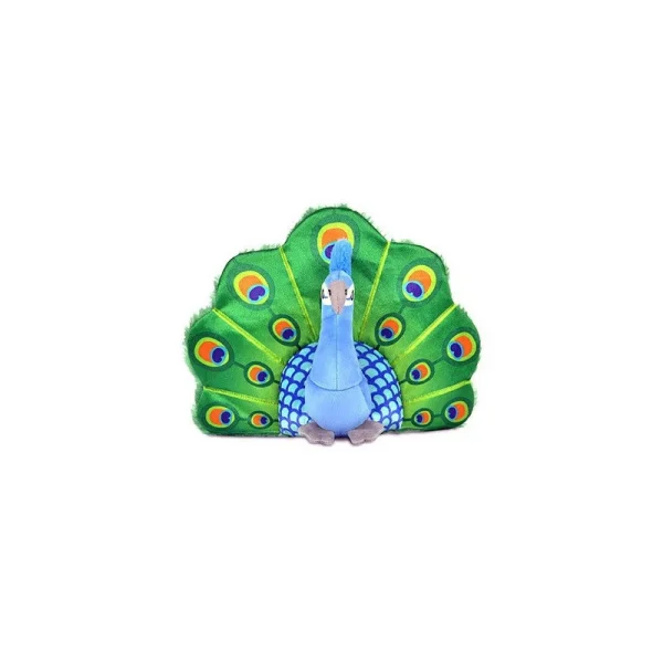 vente en ligne pas cher Peluche Paon – Fait Main – Sifflet Intégré 1