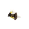 Livraison rapide Peluche Aigle – Fait Main – Sifflet Intégré 10