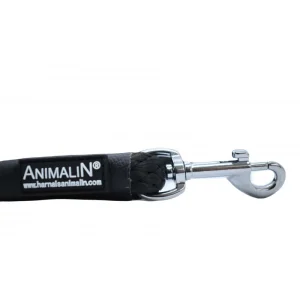excellents soldes Laisse Corde Animalin® Noire 1,2 M – 3 Diam. – Mousqueton Noir Ou Inox 13