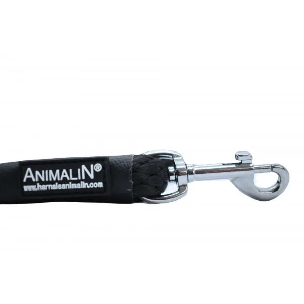 excellents soldes Laisse Corde Animalin® Noire 1,2 M – 3 Diam. – Mousqueton Noir Ou Inox 3