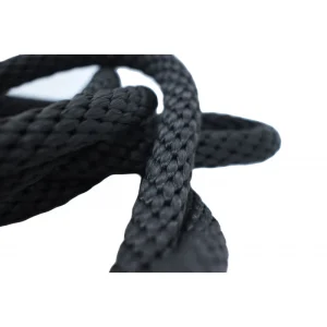 excellents soldes Laisse Corde Animalin® Noire 1,2 M – 3 Diam. – Mousqueton Noir Ou Inox 15