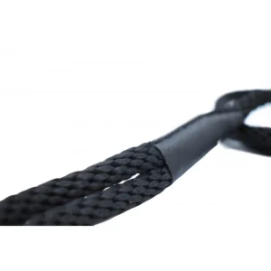 excellents soldes Laisse Corde Animalin® Noire 1,2 M – 3 Diam. – Mousqueton Noir Ou Inox 17