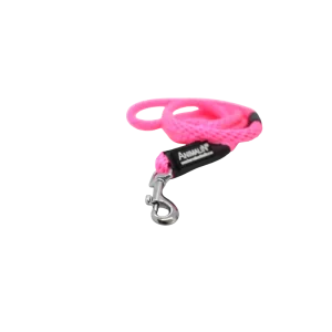 marque pas cher Laisse Corde Animalin® Rose 1,2 M – 3 Diam. – Mousqueton Noir Ou Inox 7