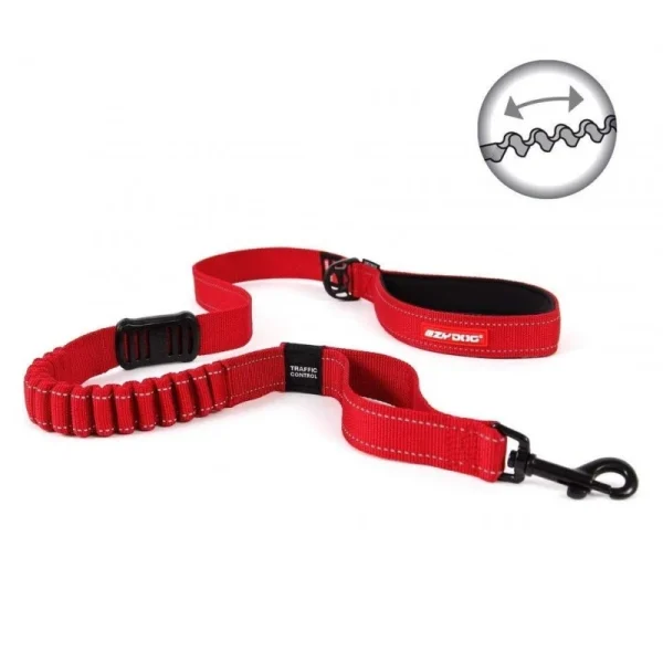 Laisse EzyDog 115 Cm “Zero Shock” Protections acheteurs 1