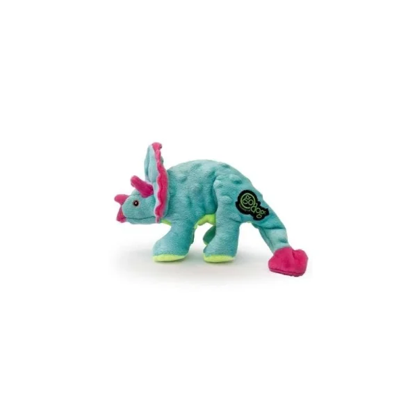 mode Promo -15% Peluche Dinosaure (goDog Dino Triceratops) 2 Tailles/2 Coloris 1