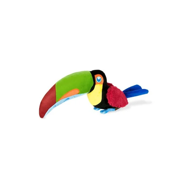 Peluche Toucan – Fait Main – Sifflet Intégré haute qualité 1