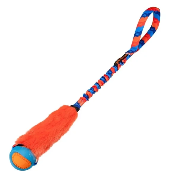 REMISE allant jusqu. Tug élastique PowerBall+Fausse Fourrure (PowerBall Fauxtastic Bungee Tug) 1